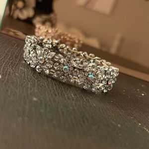 Costume Bracelet - Iridescent Rhinestone